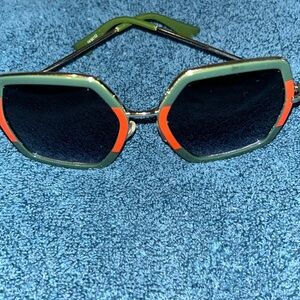 Gorgeous large green and red shades